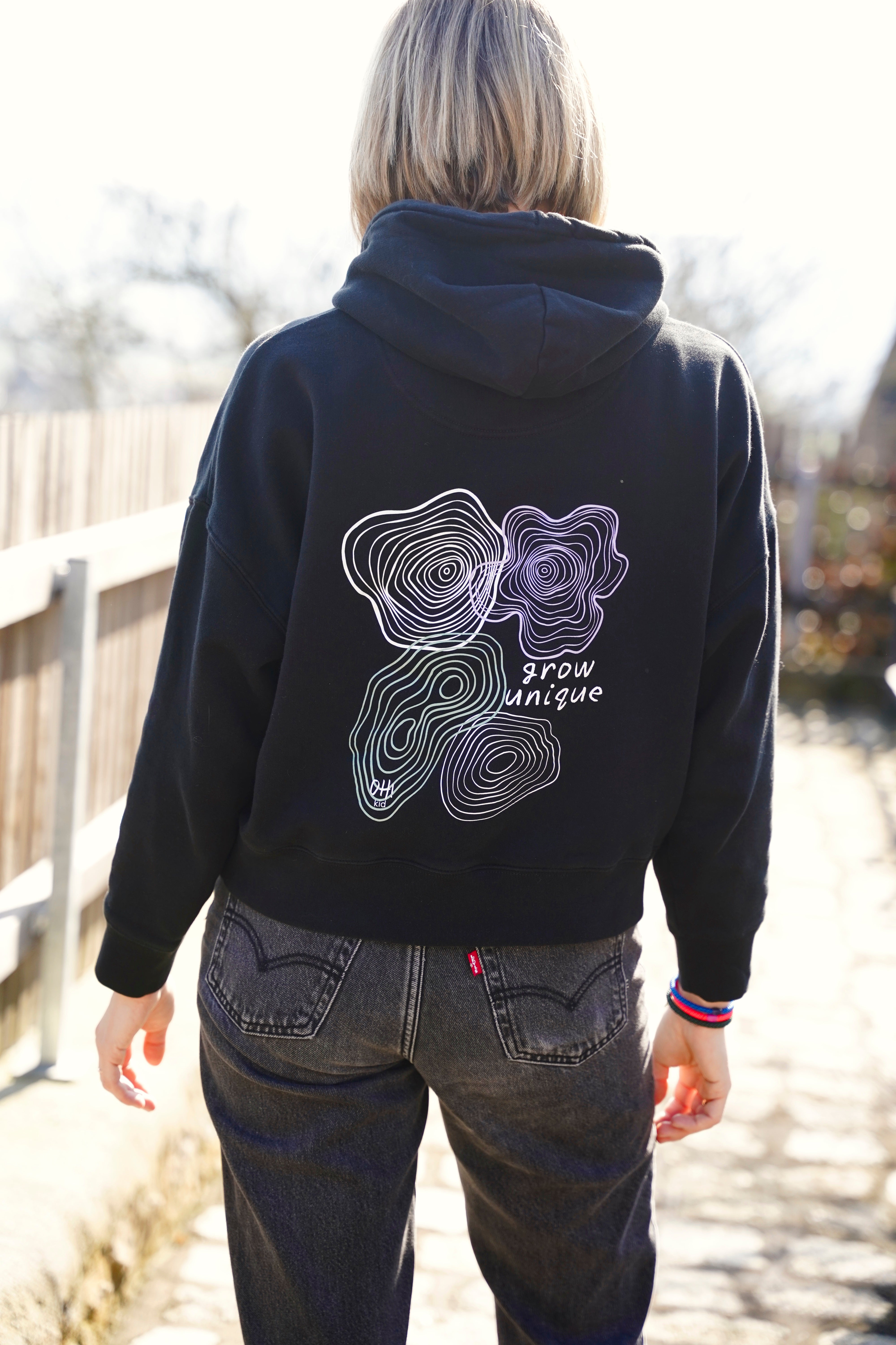 Mom Hoodie "Grow Unique"