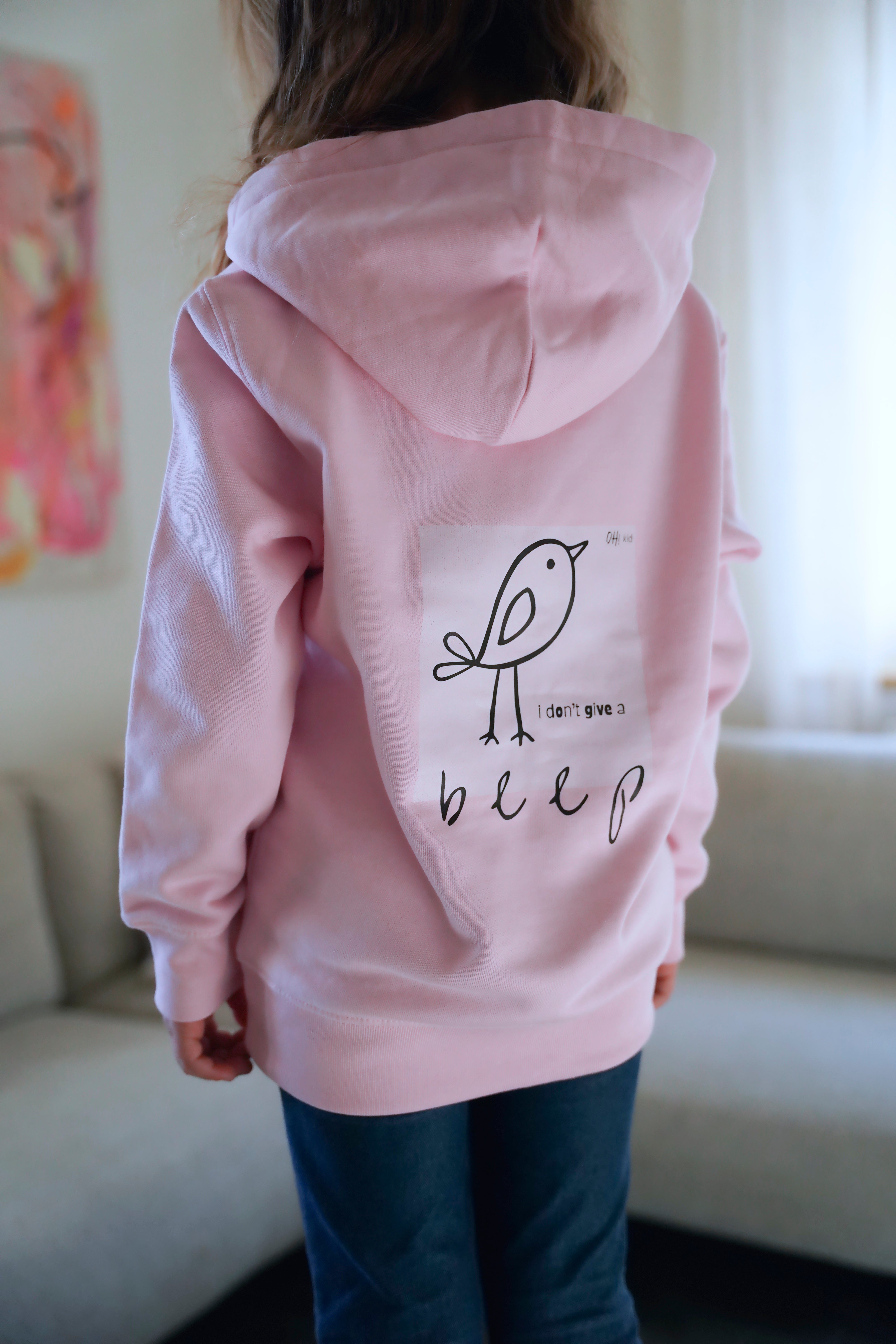 Hoodie "I dont give a beep"