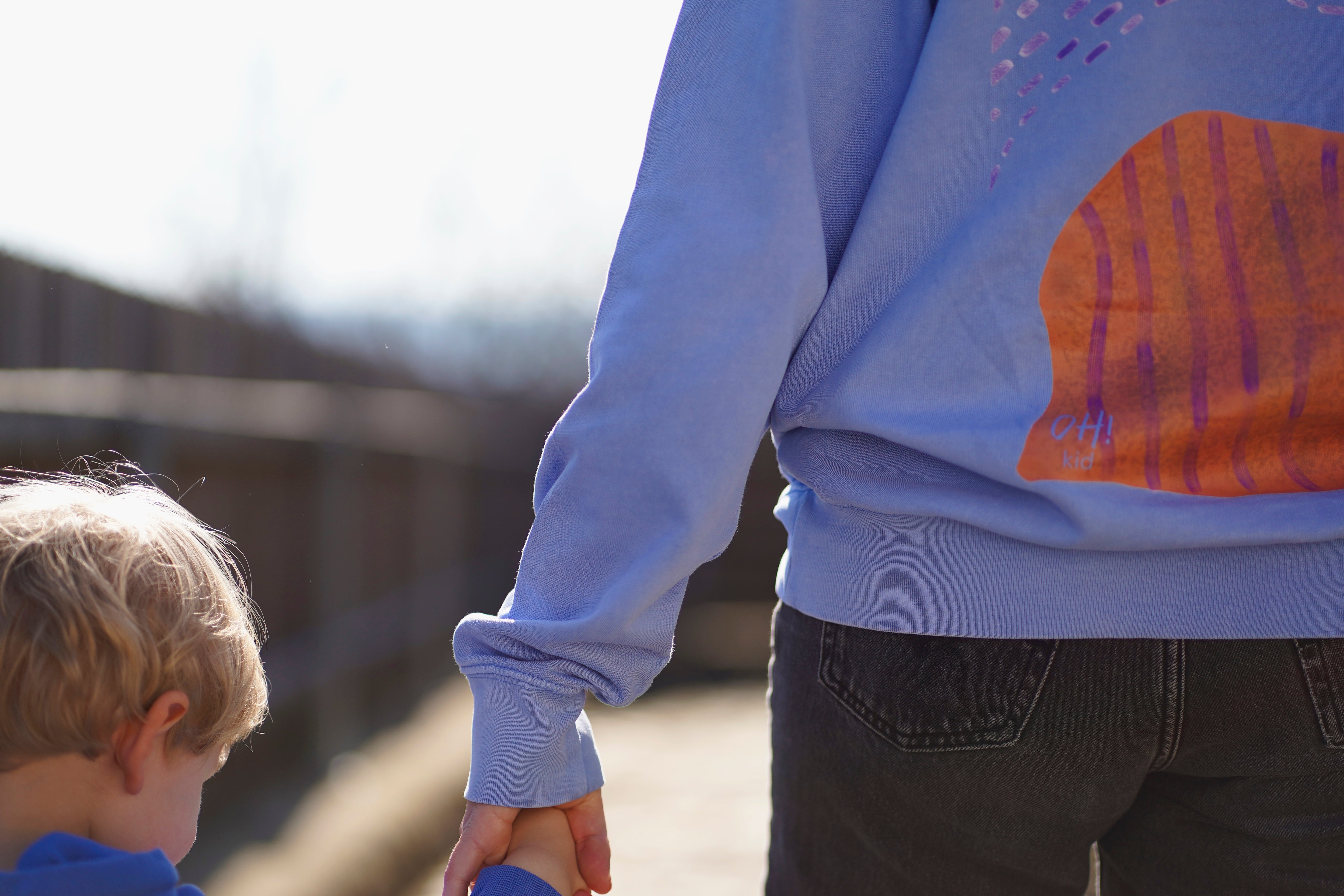 Mom&Dad Hoodie "Abstract Lilac"