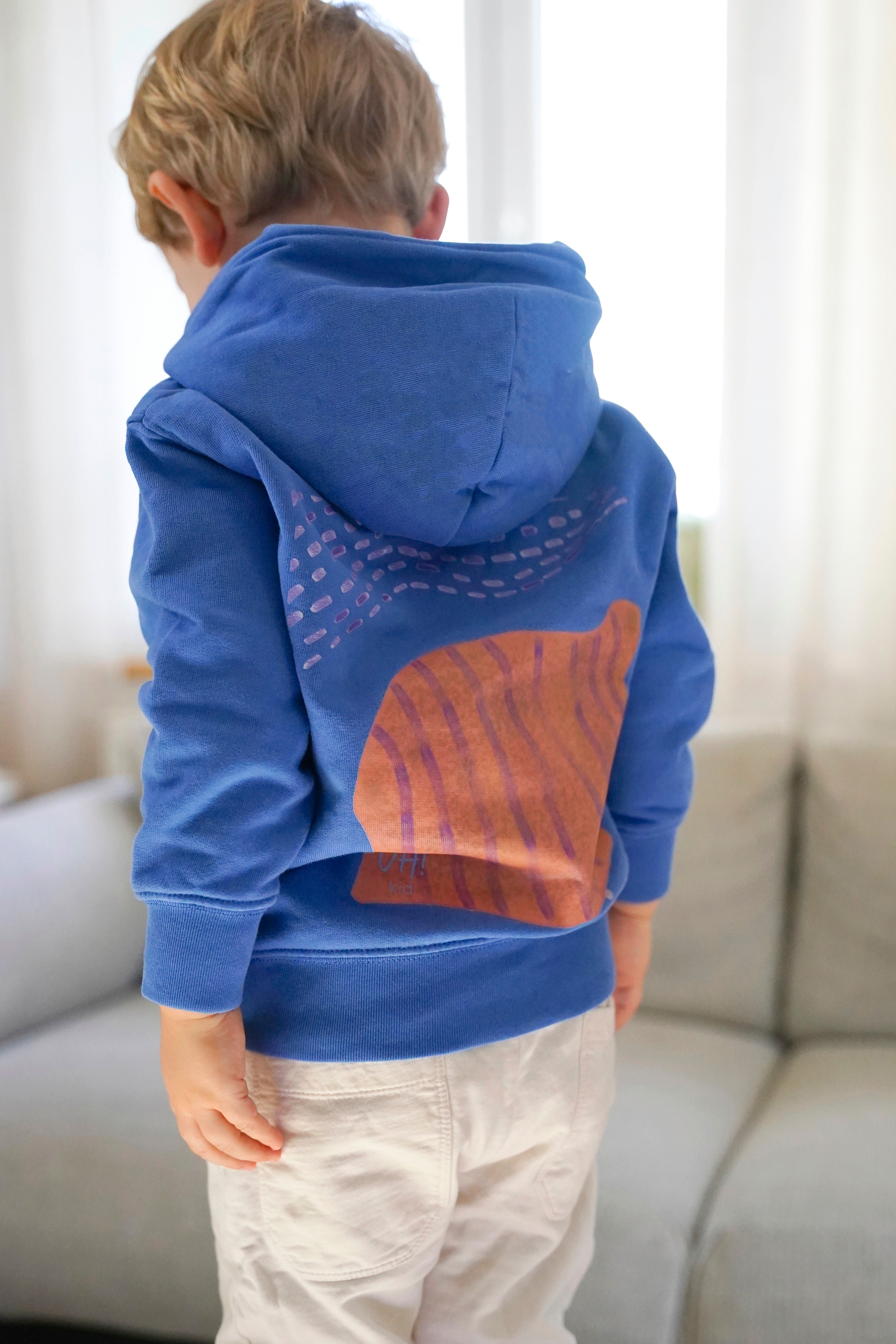 Hoodie "Abstract Lilac"