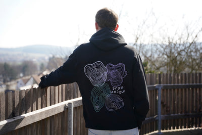 Dad Hoodie "Grow Unique"