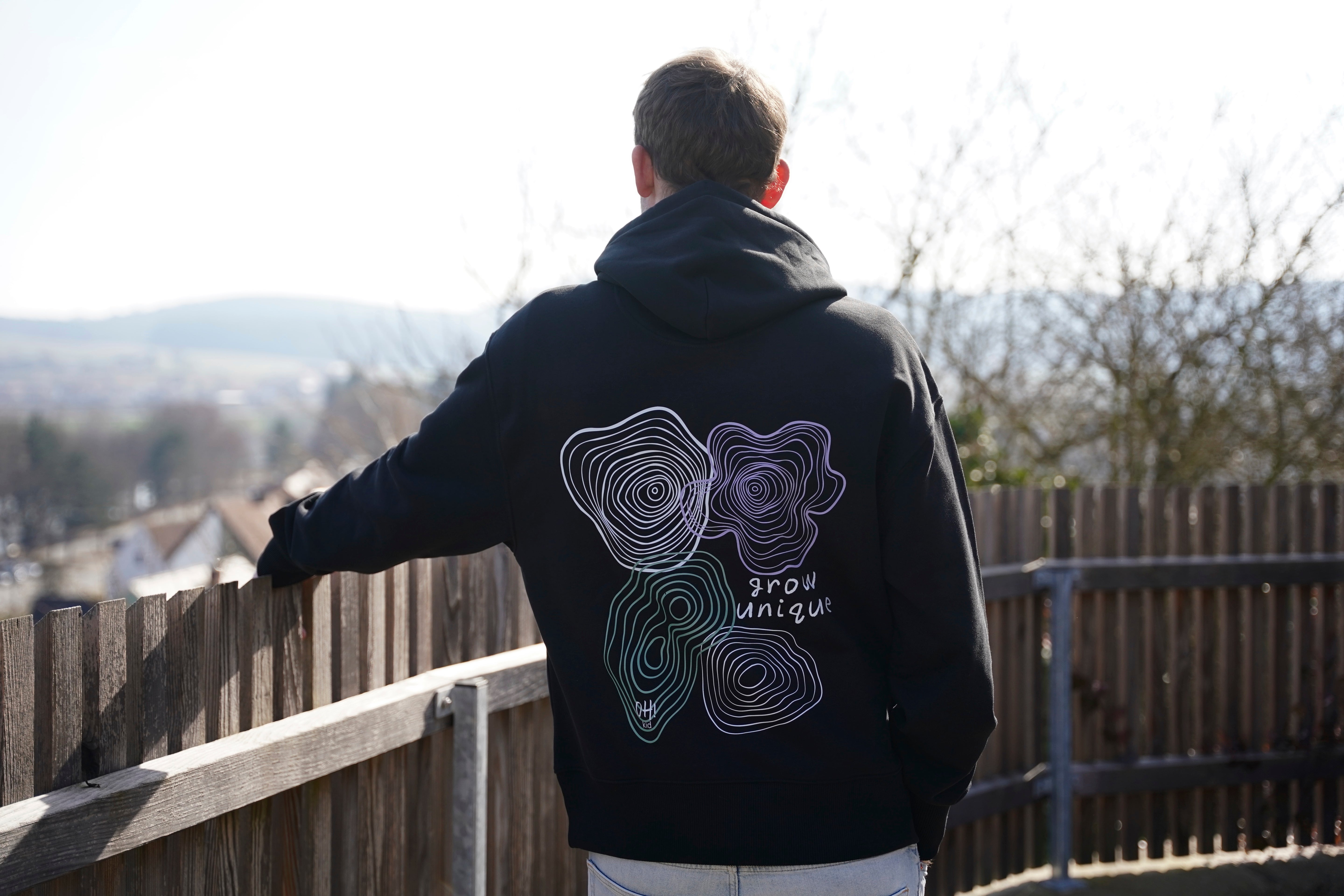 Dad Hoodie "Grow Unique"