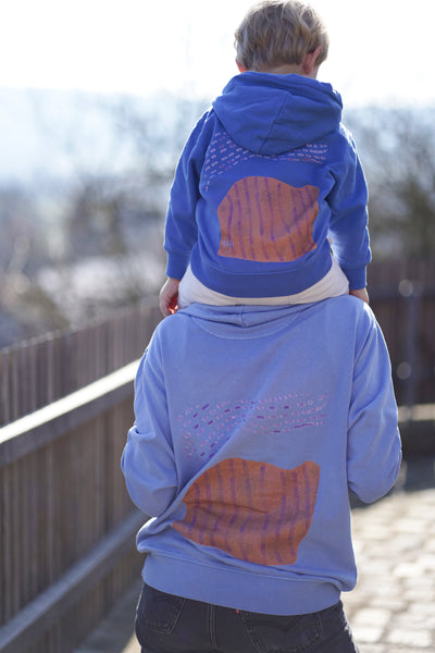 Mom&Dad Hoodie "Abstract Lilac"