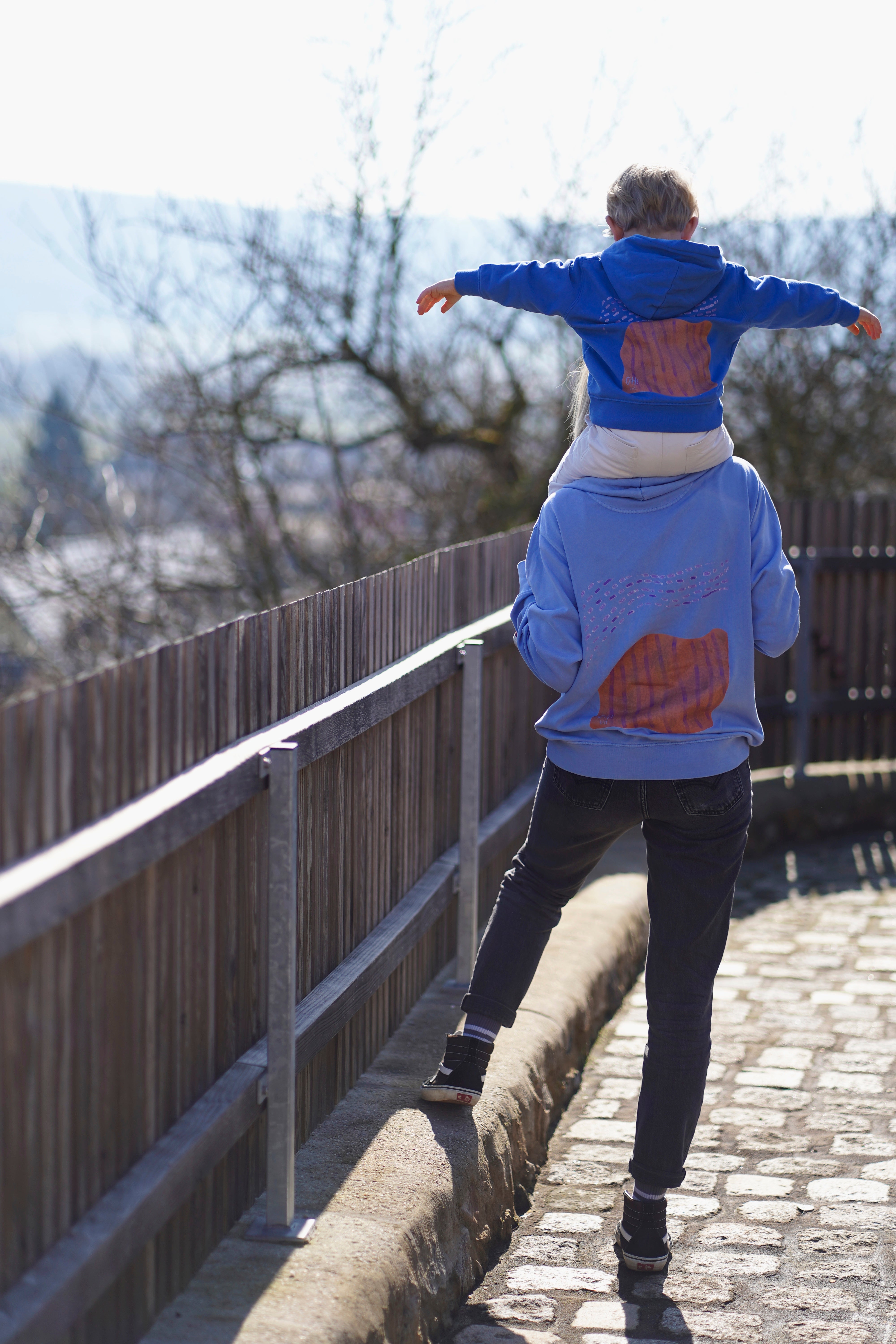 Hoodie "Abstract Lilac"