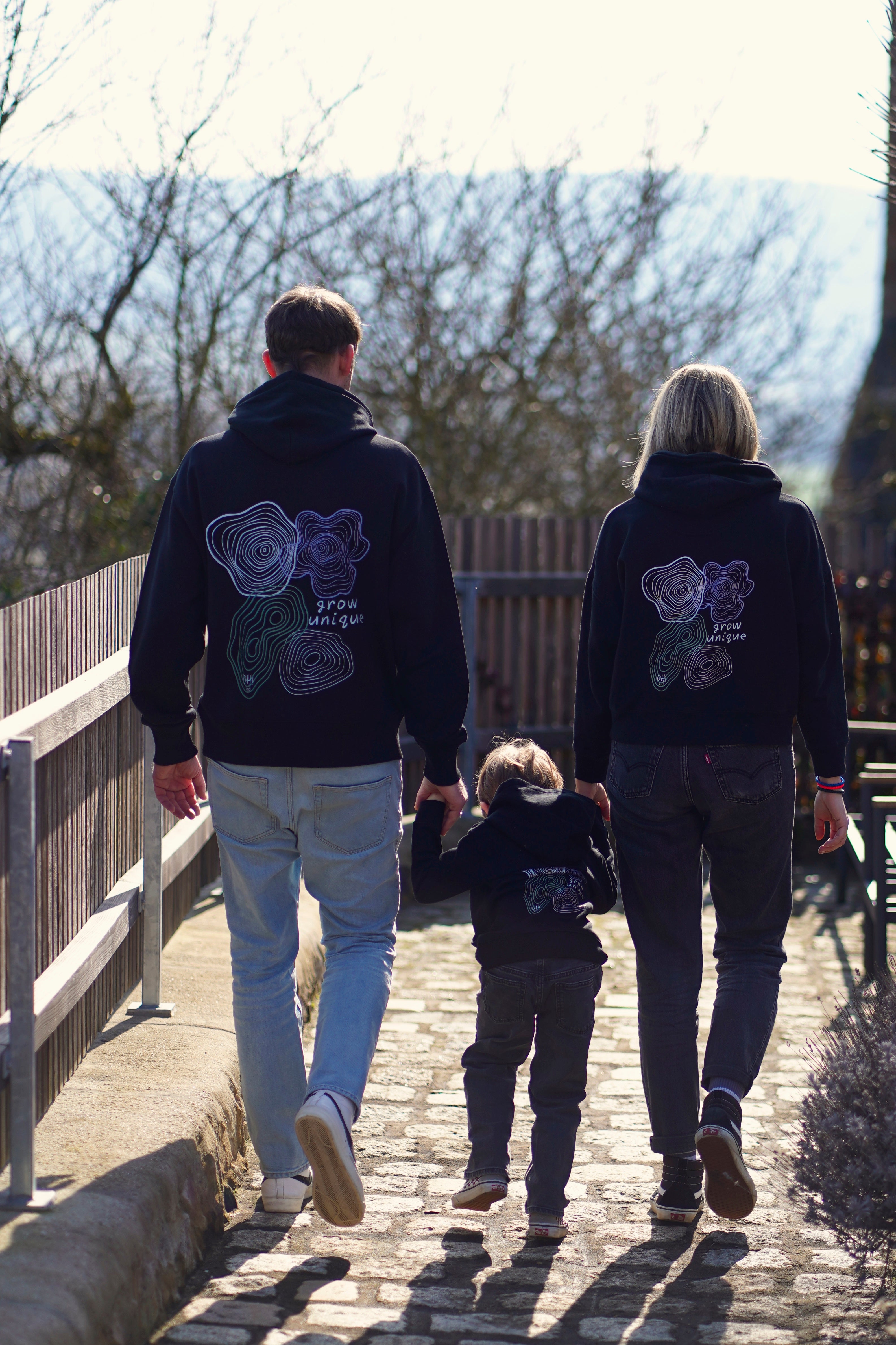 Dad Hoodie "Grow Unique"