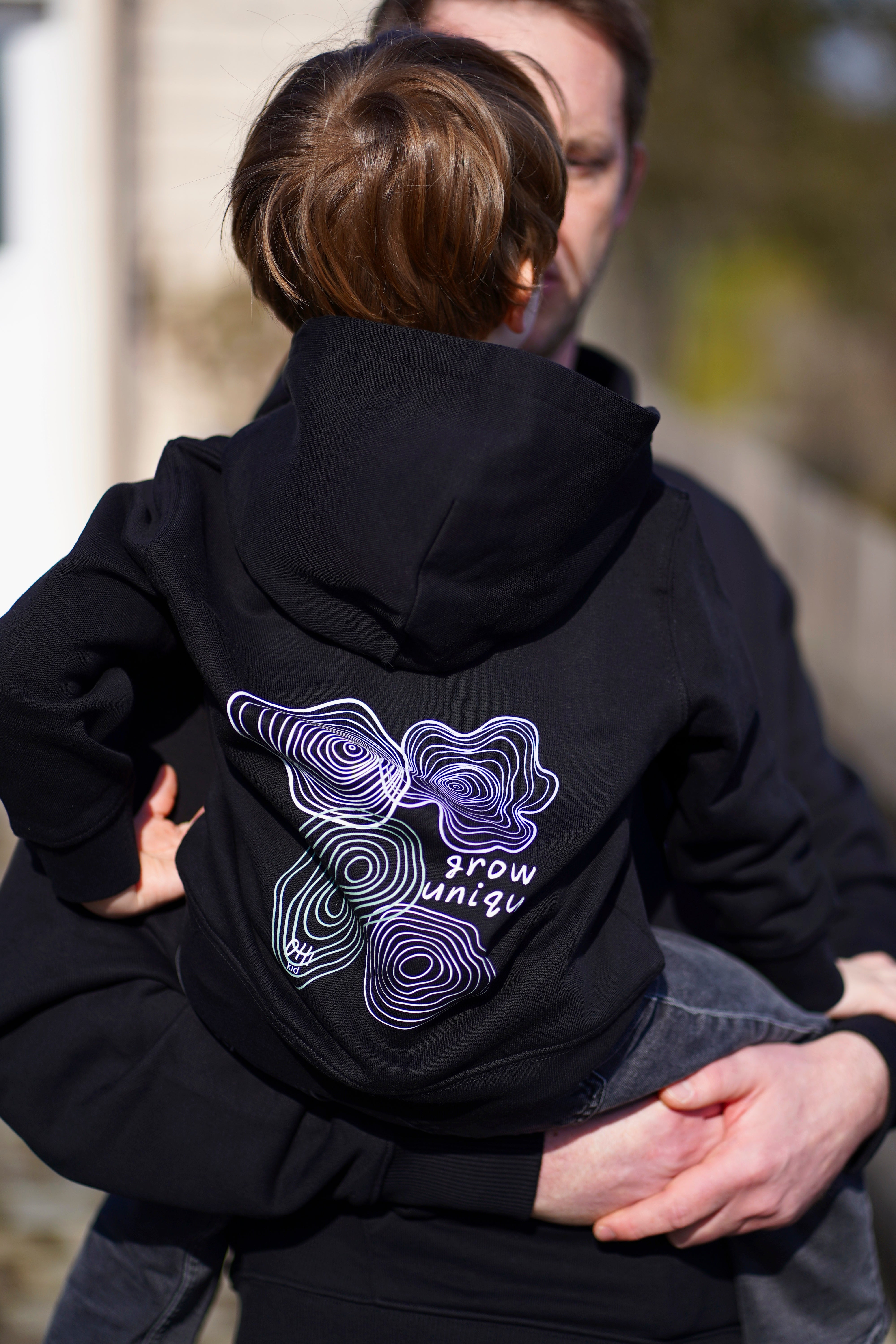 Dad Hoodie "Grow Unique"