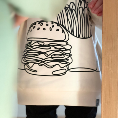 Print Sweater - Burger&Pommes
