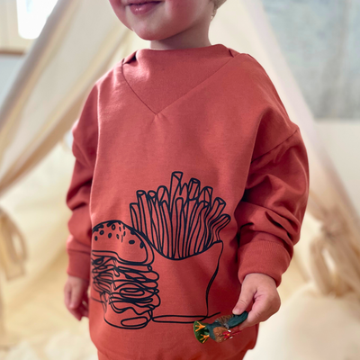 Print Sweater - Burger&Pommes