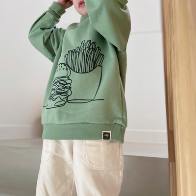 Print Sweater - Burger&Pommes